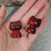 Miniature Wood Carving Cat Ornament