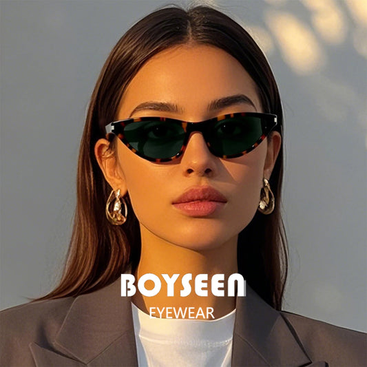 Vintage Triangle Cat Eye Sunglasses
