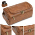 Hanging travel toiletry bag and dopp kit