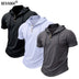 Slim Fit Short-Sleeve Hoodie