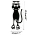 Cute Black Cat Hanging Bookmark