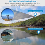 Portable HD Binoculars With FMC Lens Low Light Night Vision Telescope For Bird Watching Hunting Sports Events