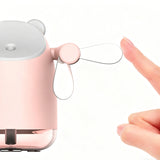 Spray Cooling Fan Portable Water Humidifier,USB Fan,desktop Small Fan,mini Air Conditioner Humidifier Double Head Fan