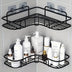 1pc Wall Mounted Bathroom Shelf, Shower Caddy Rack, No Punching Triangle Storage Rack For Bathroom Kitchen, Bathroom Accessories — view 2