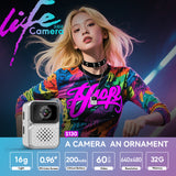 S130 Mini Camera Silvery-8G,Available On All Platforms,The Default Color For Shipping Is Silver, As Shown In The Main Image.