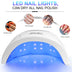 UV Nail Lamp, UV Light For Gel Nails LED Nail Dryer With 3 Timer, Smart Sensor, LCD Display Fast Curing Gel Nail Polish Nail Art Tools Manicure Accessories — view 7