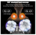 Shiatsu Back Neck And Shoulder Massager With Heat Deep Tissue 3D Kneading Pillow — view 3