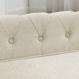 Elegant Rectangular Dog Bed - Soft Beige — view 2