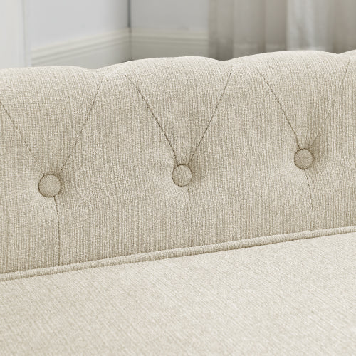 Elegant Rectangular Dog Bed - Soft Beige — view 2