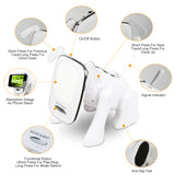 Puppy Dog Wireless Speaker Portable Mini Music Player Stereo Cute Animal Speaker With Built-In Mic FM Radio Stereo Bass MMC Card Slot USB Port For Cellphone Tablet