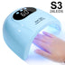 UV Nail Lamp, UV Light For Gel Nails LED Nail Dryer With 3 Timer, Smart Sensor, LCD Display Fast Curing Gel Nail Polish Nail Art Tools Manicure Accessories — view 2