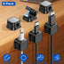 6 Pack Magnetic Cable Clips Magnetic Cord Organizer Adhesive Wire Holder For Home Office Car Desk Nightstand Wall — view 5
