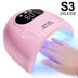 UV Nail Lamp, UV Light For Gel Nails LED Nail Dryer With 3 Timer, Smart Sensor, LCD Display Fast Curing Gel Nail Polish Nail Art Tools Manicure Accessories — view 3